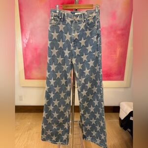 Sandro High-Rise Wide Leg Jeans size 36